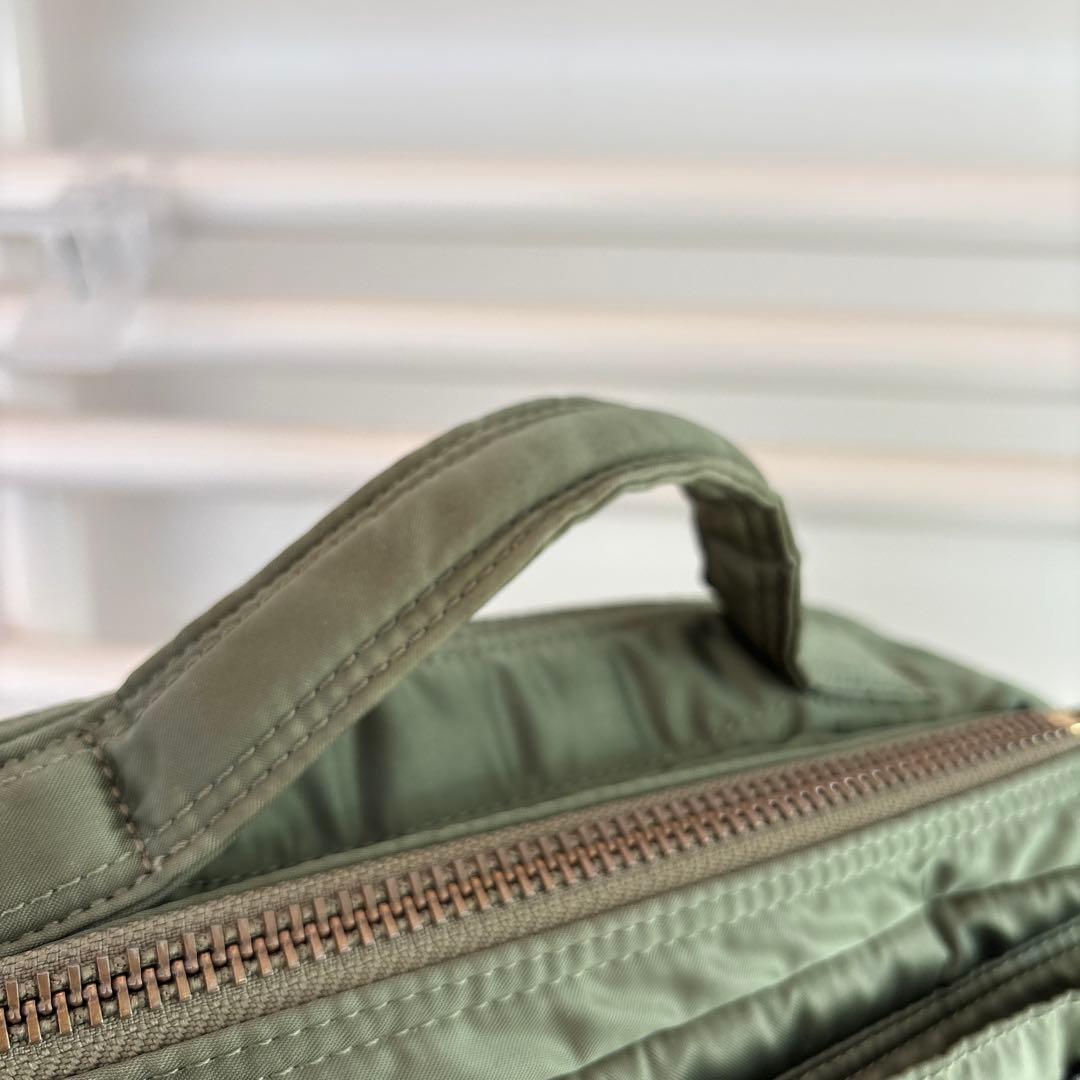 廃盤 【ポーター】 タンカー ビジネスバッグ 3way 大容量 セージグリーン