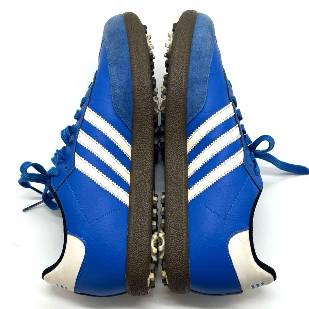 adidas Samba アディダス　サンバ　青 ゴルフシューズ　27.5 美品