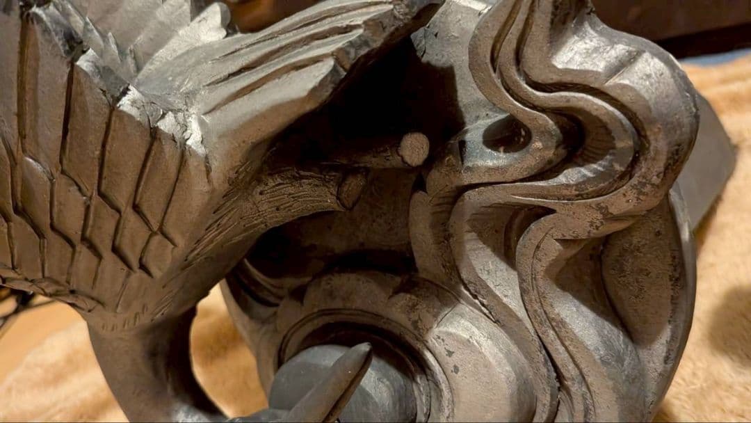 お*ん様 鬼瓦 棟飾り 飾り瓦 超希少品！鶴2羽、亀、鯉の 4点セット 縁起物