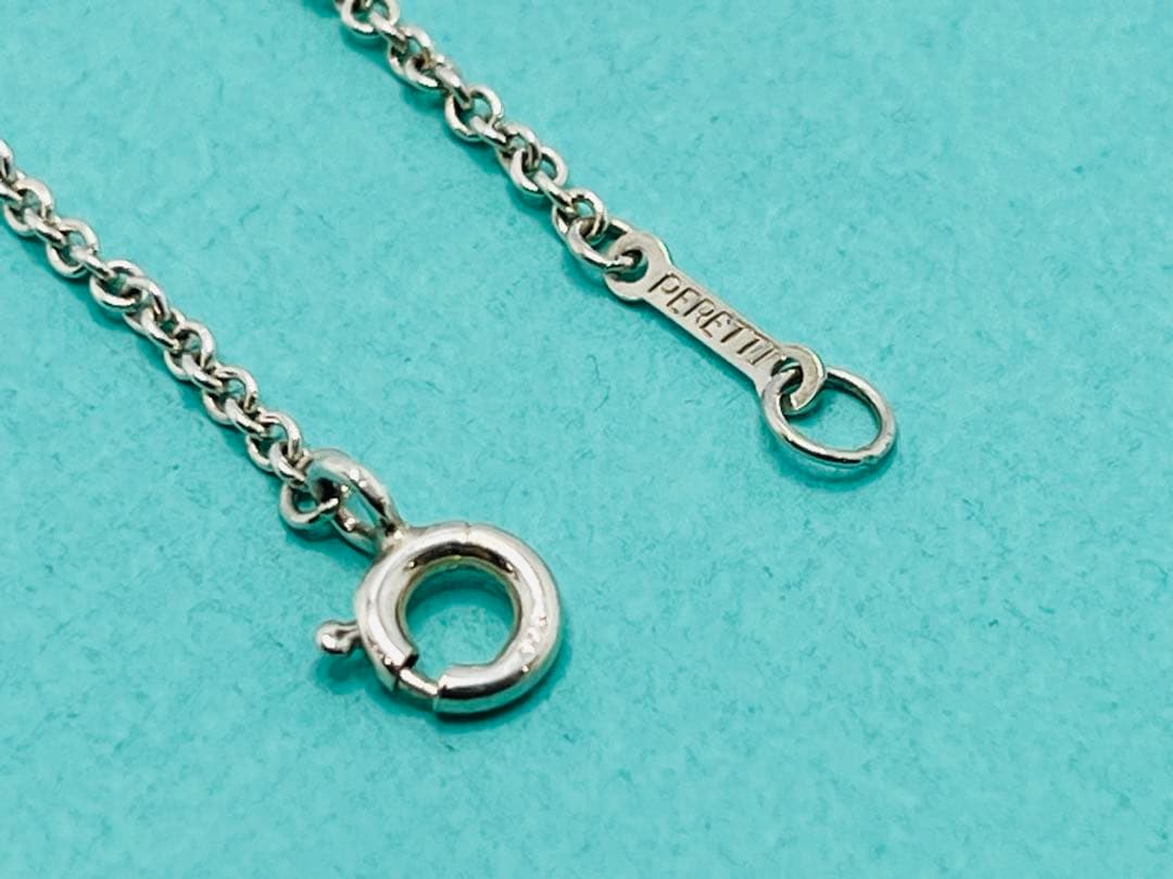 c695 美品 希少 ティファニー ティアドロップ 5連 ブレスレット 925