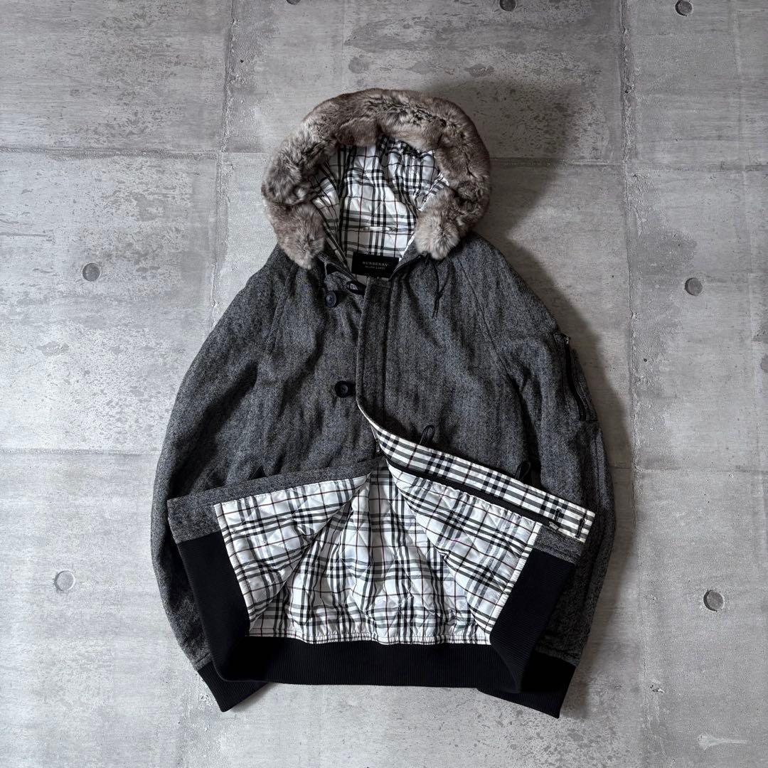 ジャケット・アウター 00s BURBERRY BLACK LABEL N2-B far jacket