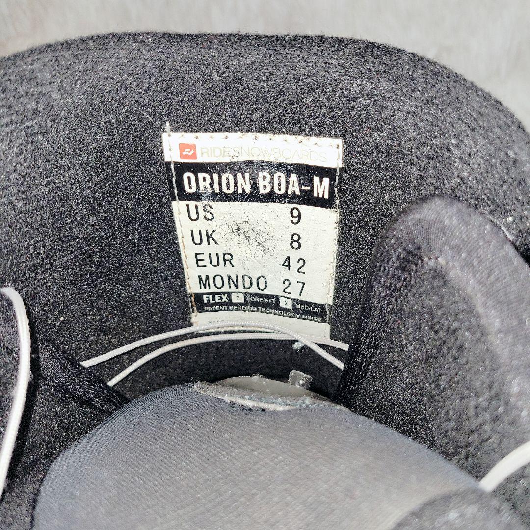 ✨RIDE/ライド ORION BOA-M FLEX2 スノーボードブーツ 27