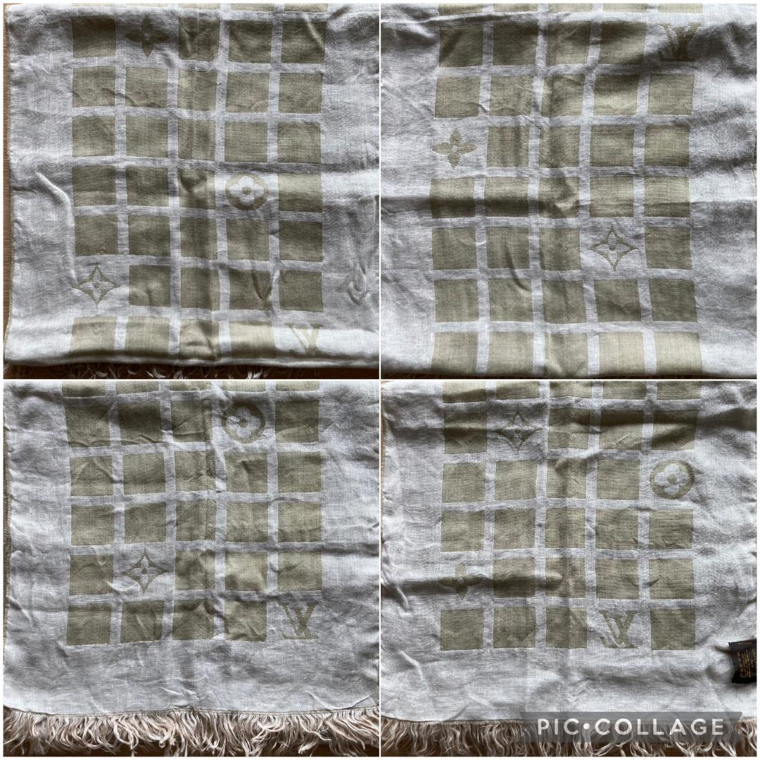 ルイヴィトン リネン モノグラム ストール