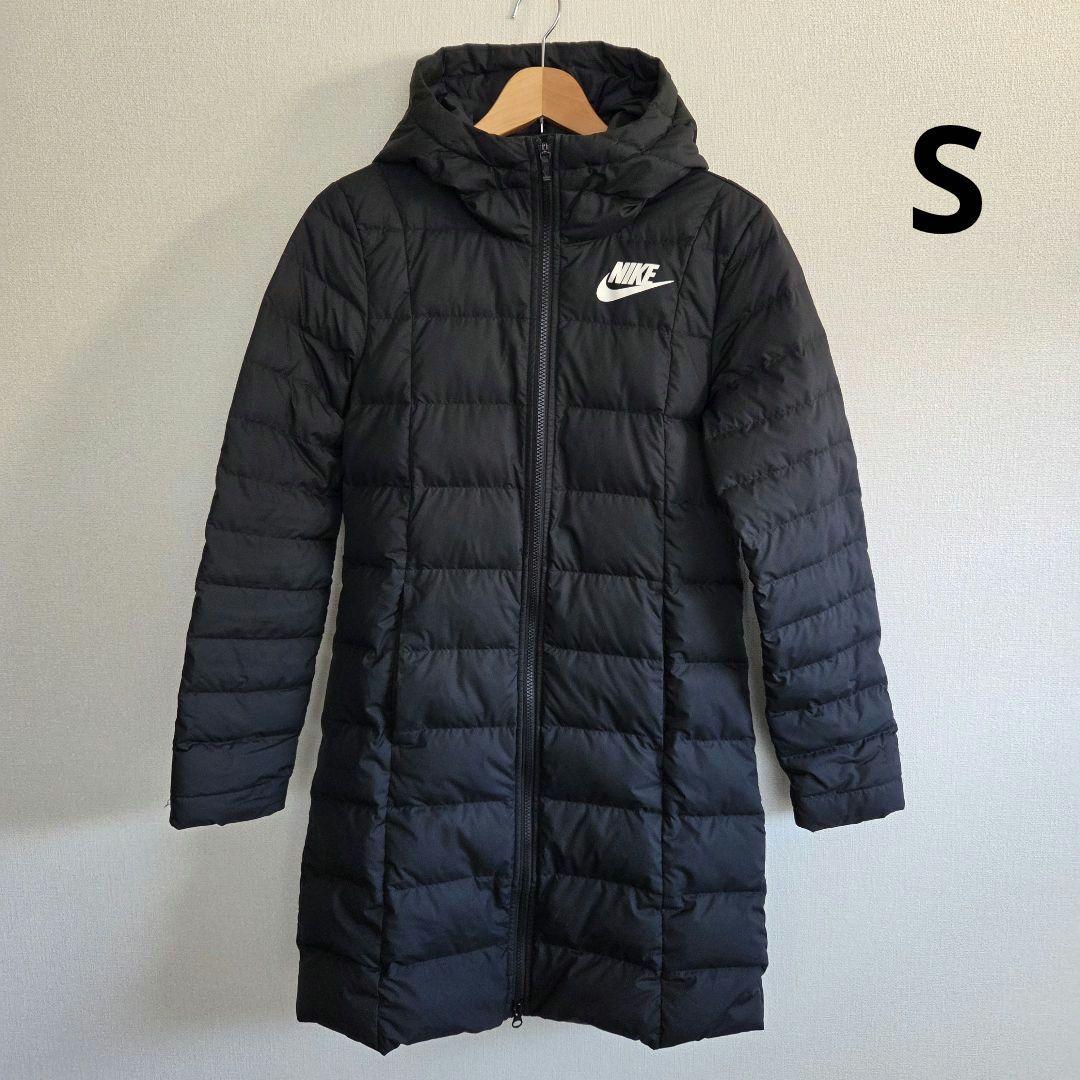 Nikeナイキ ダウンジャケット ベンチコートロングコート レディースS