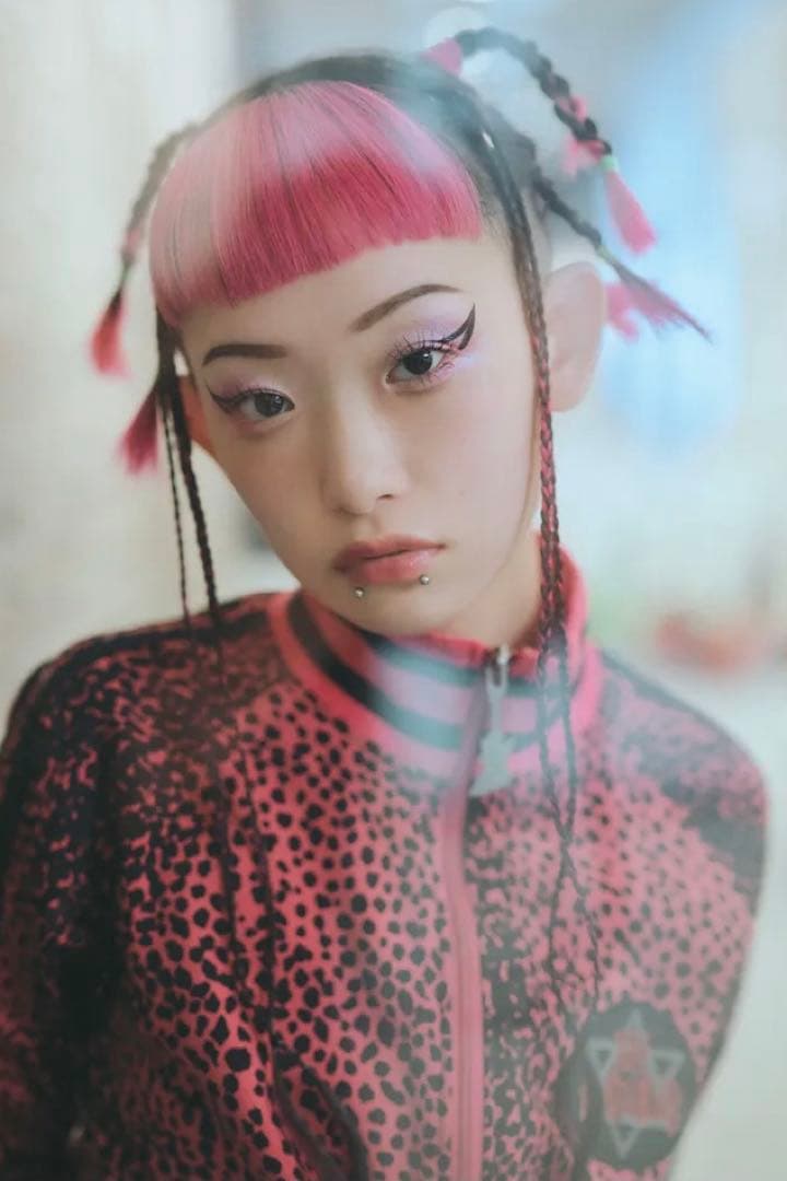 HYSTERIC GLAMOUR レオパード柄ジャージ ピンク/TW322