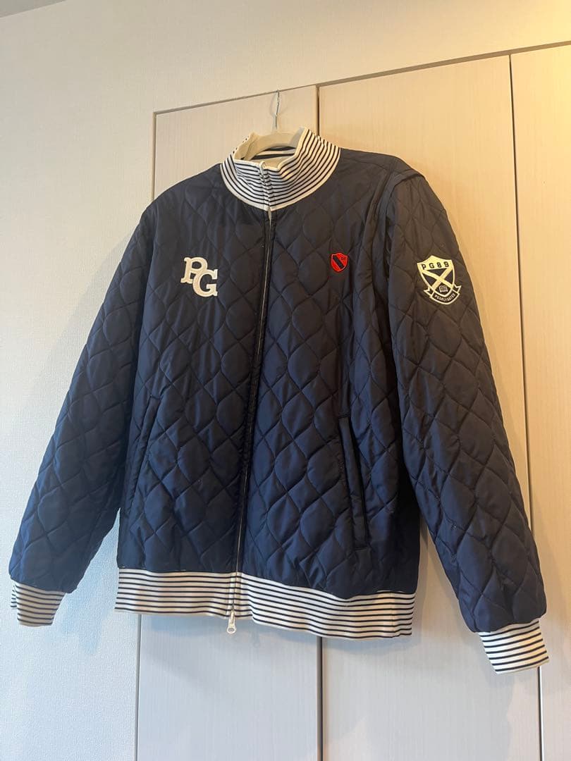 パーリーゲイツ　4WAY PERTEX QUANTUMリバーシブル中綿ブルゾン