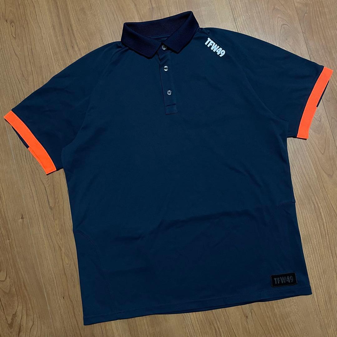tfw49 ポロシャツネイビーL junhashimoto ゴルフ