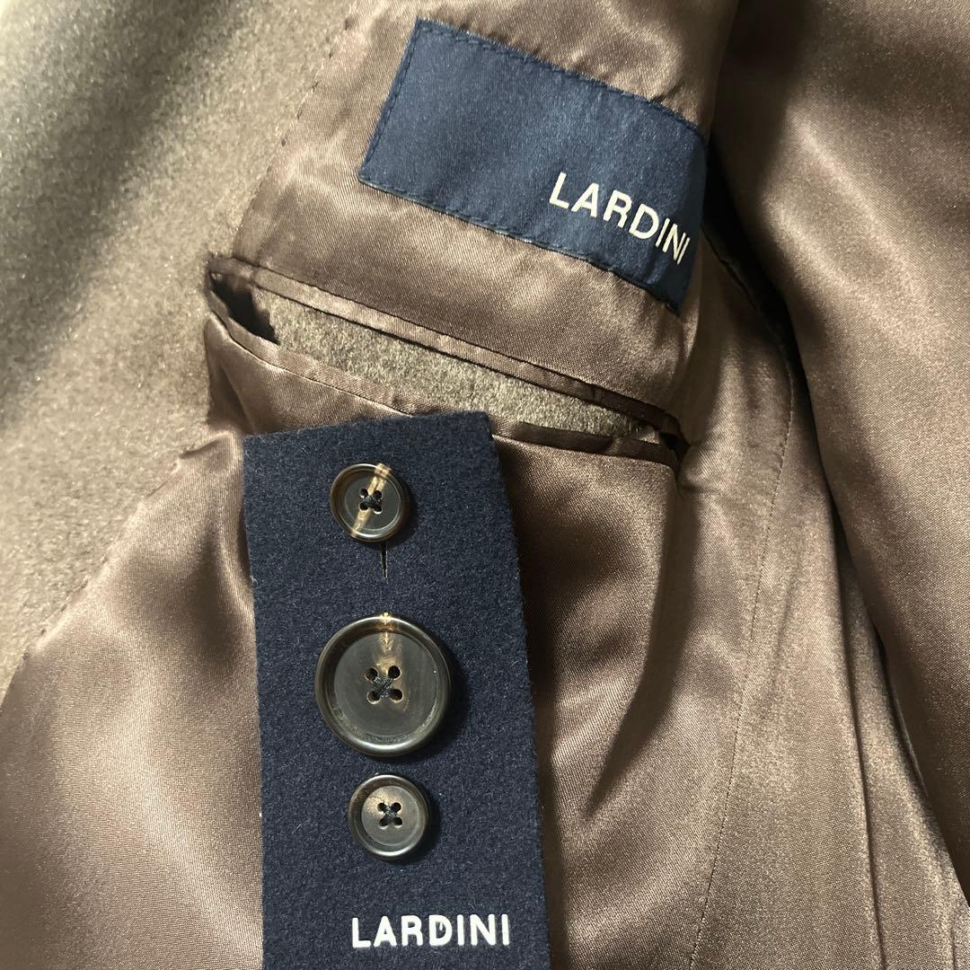 即購入OK 極美品【定価27万】LARDINI ダブル カシミヤ コート 44