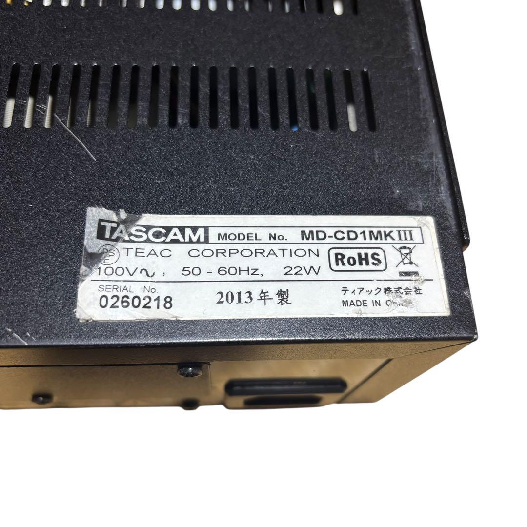 音出確認済 TASCAM MD-CD1 MKIII タスカム TEAC MK3