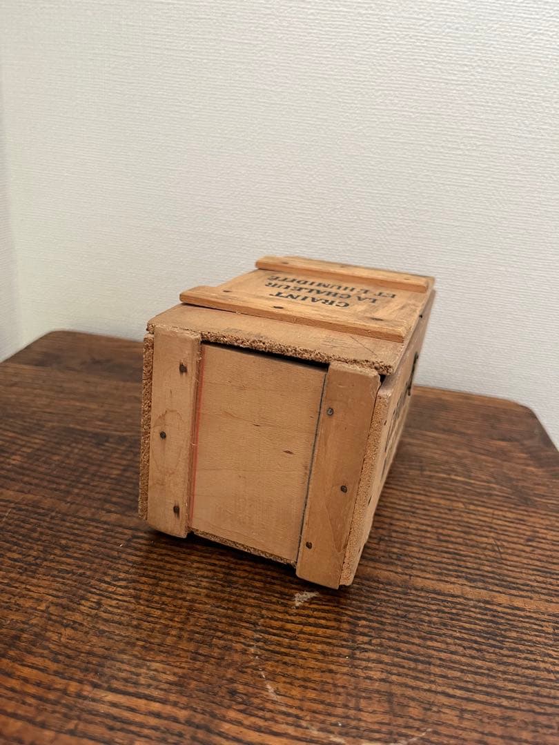 CHOCOLAT MENIER アンティーク ショコラムニエ　木箱