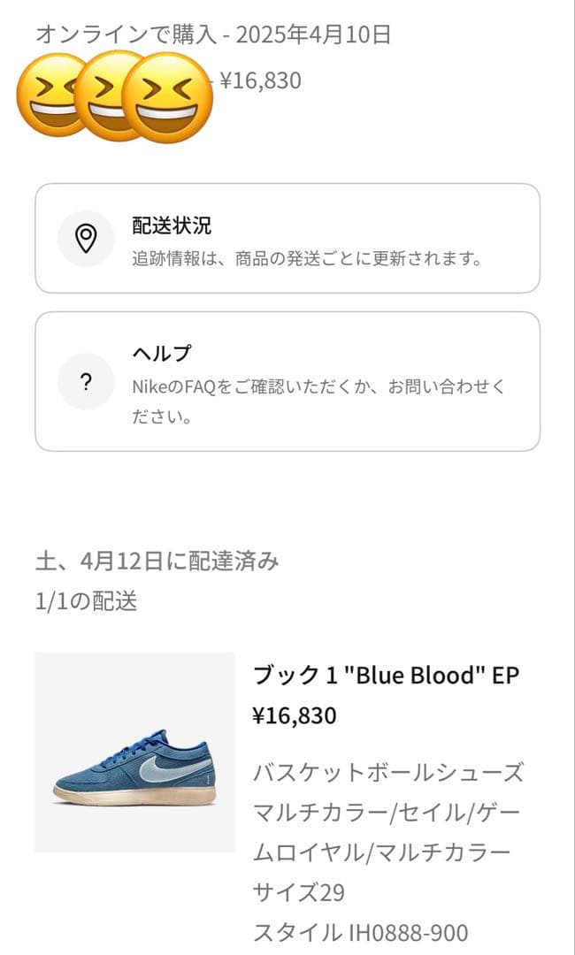 シューズ(男性用) Nike Book1 \"Blue Blood\" 29.0cm