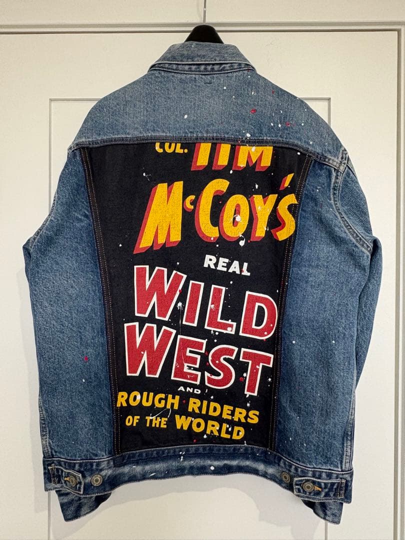 RATS 3RD TYPE PRINT DENIM JKT Lサイズ