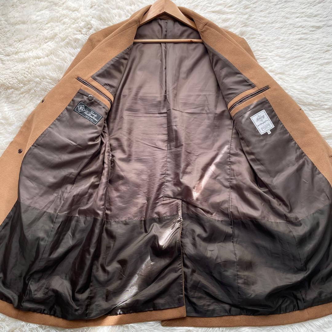 超希少XL✨ビームス チェスターコート カシミヤ アンゴラ 三者混 XL