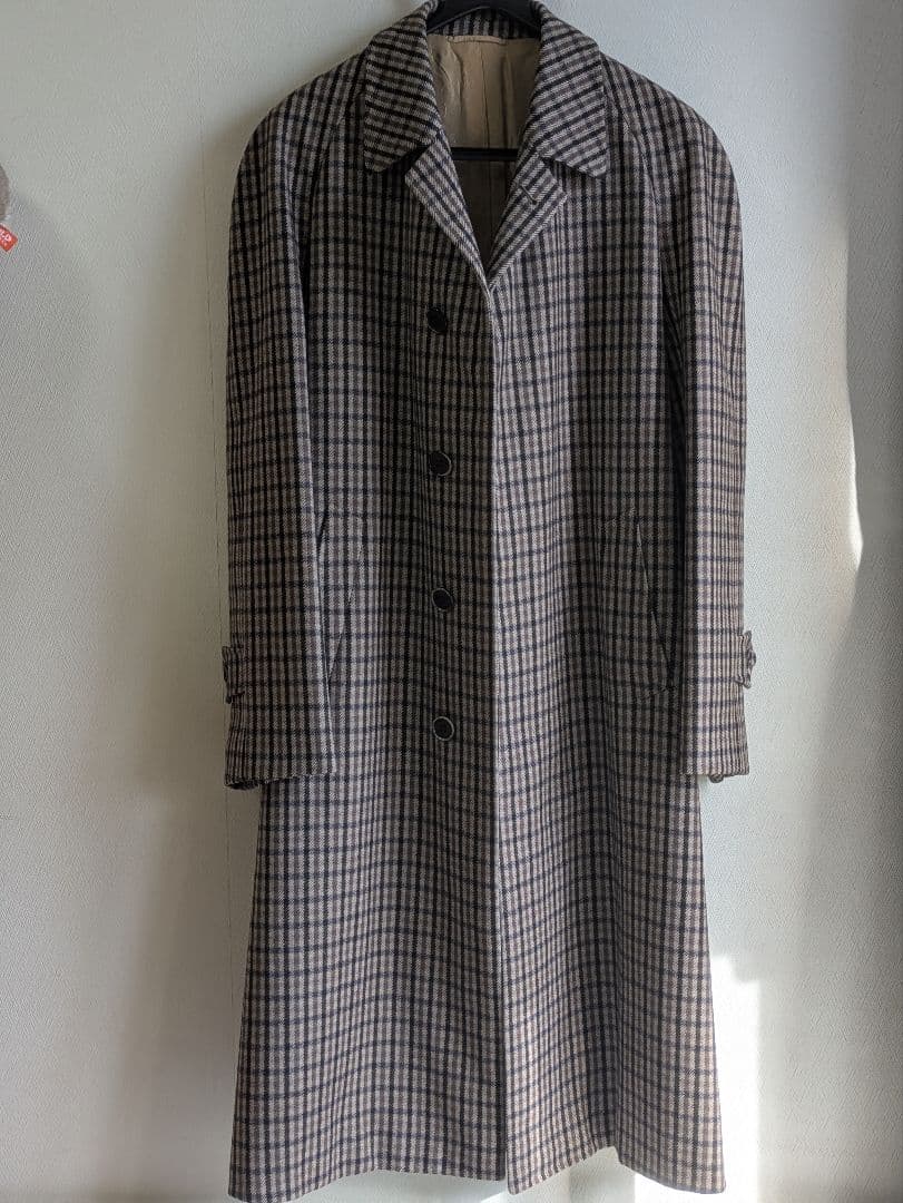 【最高級】Brioni ブリオーニ ガンクラブチェック コート 48 イタリア製