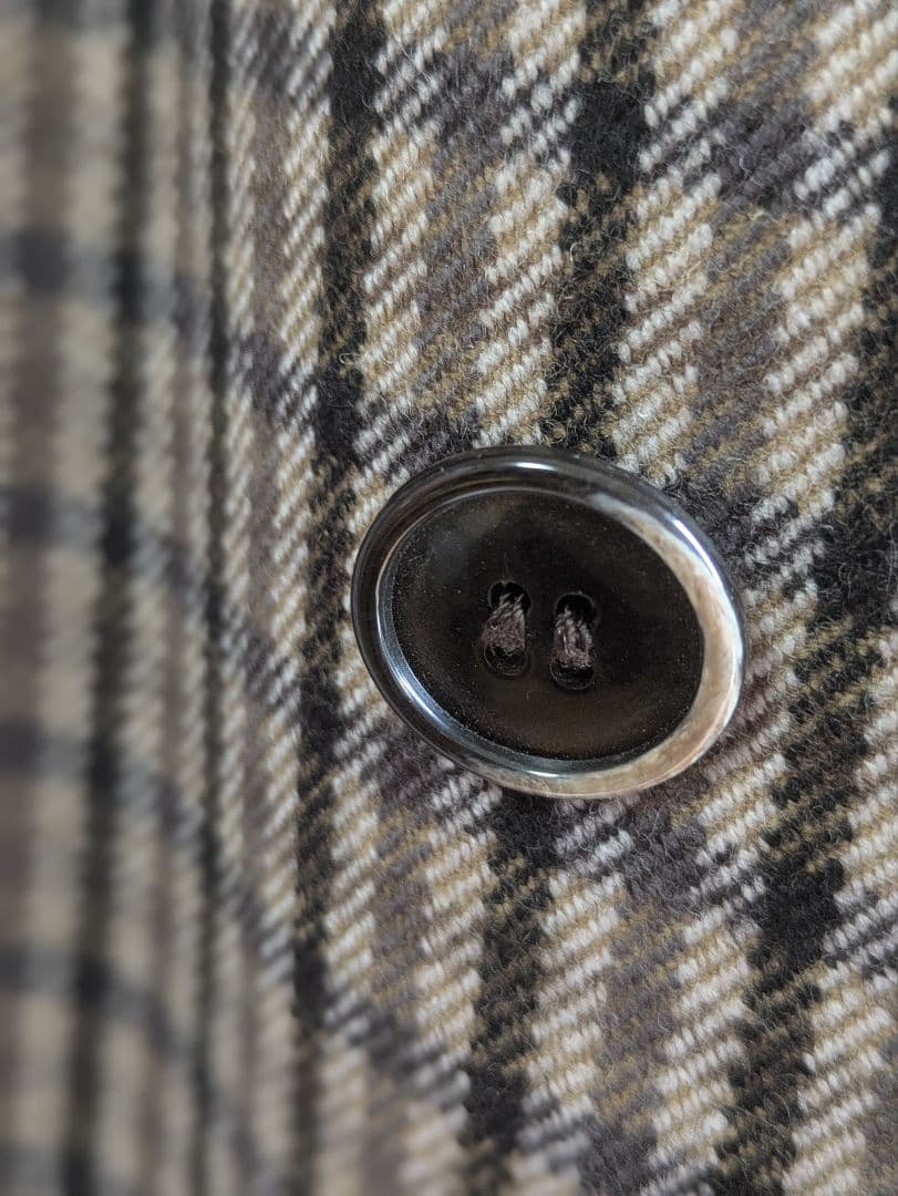 【最高級】Brioni ブリオーニ ガンクラブチェック コート 48 イタリア製