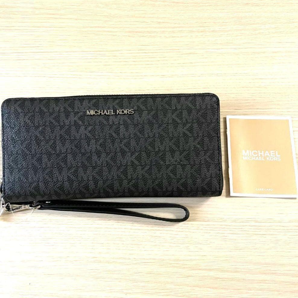 【お値下・新品】マイケルコース 長財布 ジェットセット ウォレット 黒