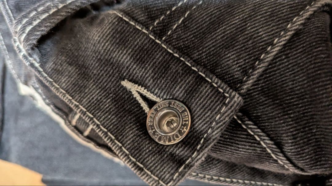 dime ブラックデニムバギーデニム 確実正規品