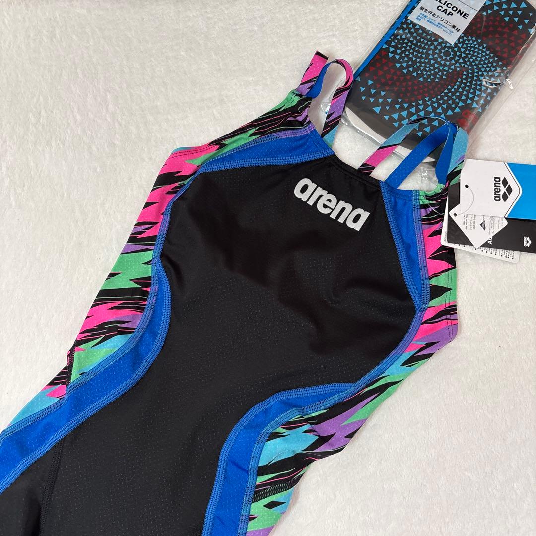 新品　レディース　アリーナ　競泳水着　L アクアエクストリーム　青