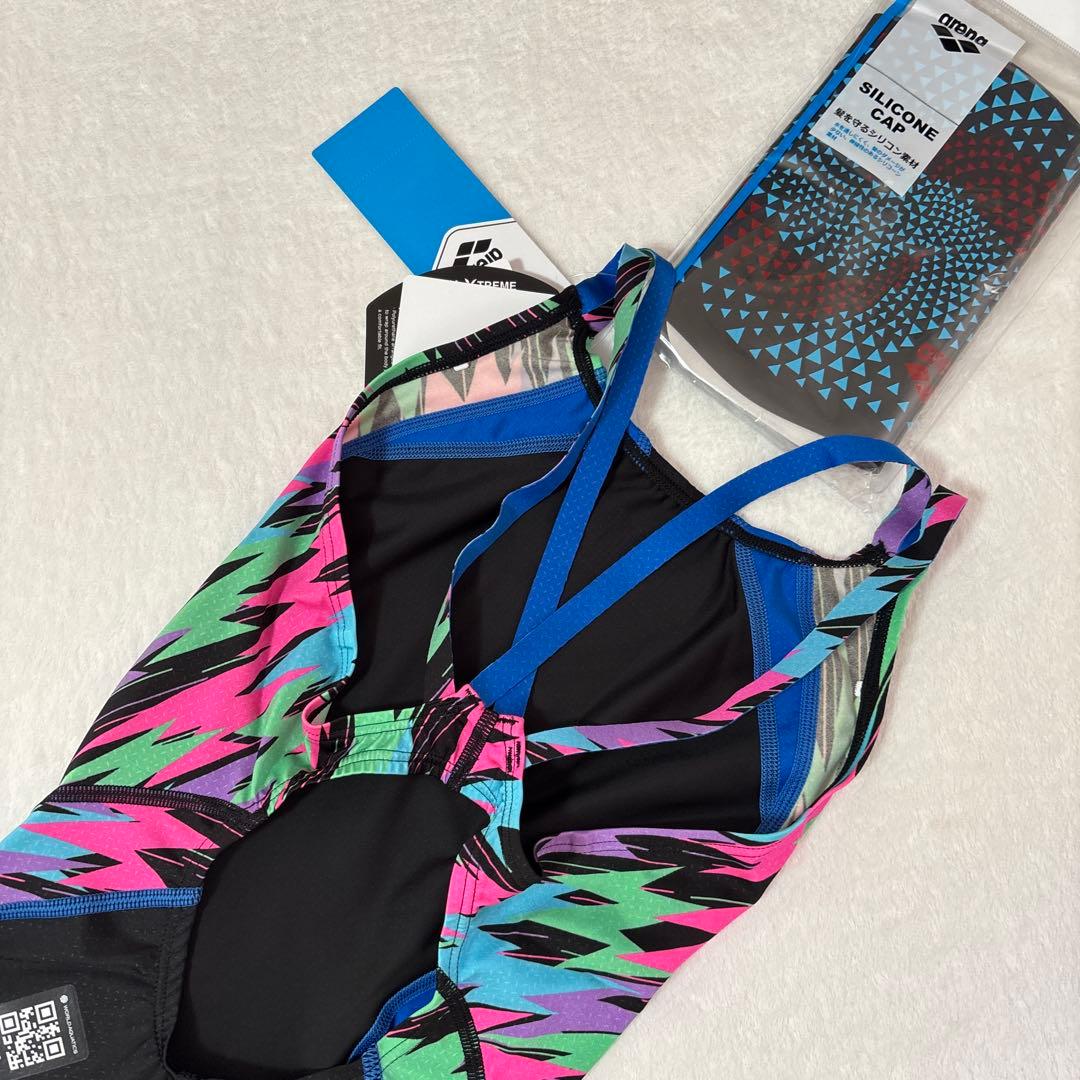 新品　レディース　アリーナ　競泳水着　L アクアエクストリーム　青