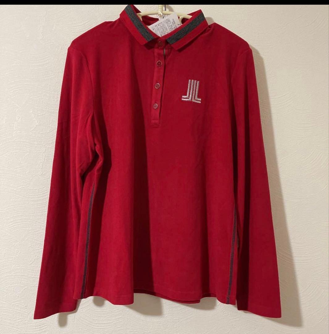 新品42 ランバンスポール　起毛　レッド　長袖シャツ