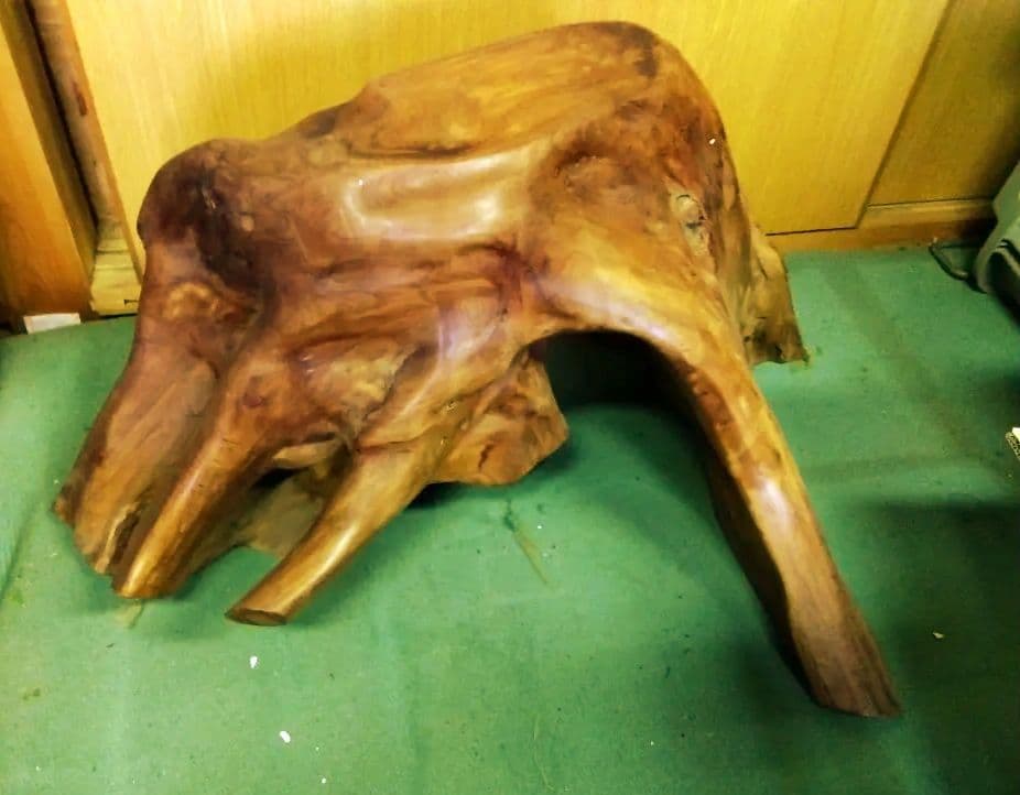 天然　自然木　オブジェ　置き台　椅子