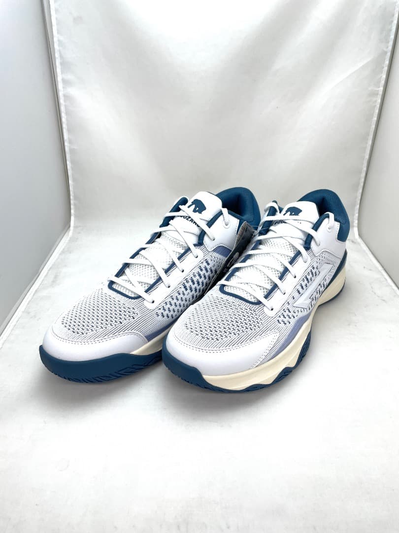 EGOZARU バスケットボールシューズ ホワイト/ブルー 30cm