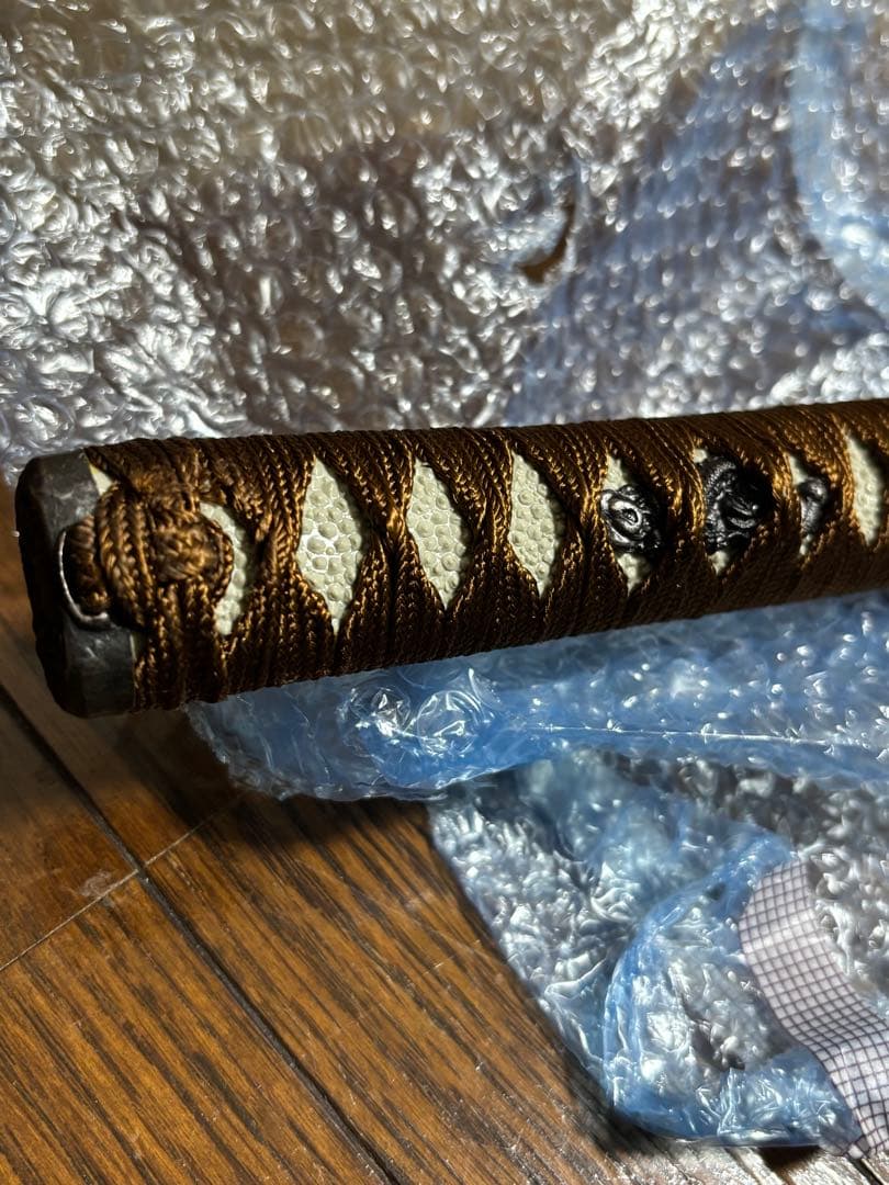 模造刀　脇差 金茶　大刀　袋付