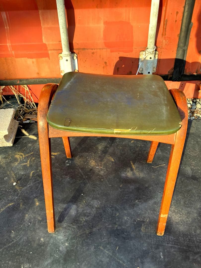 ヴィンテージ　秋田木工　剣持勇　スタッキングスツール