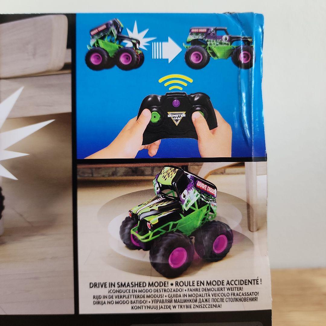 モンスタージャム 巨大 スマッシュ＆バッシュ グレイブディガーモンスタートラック
