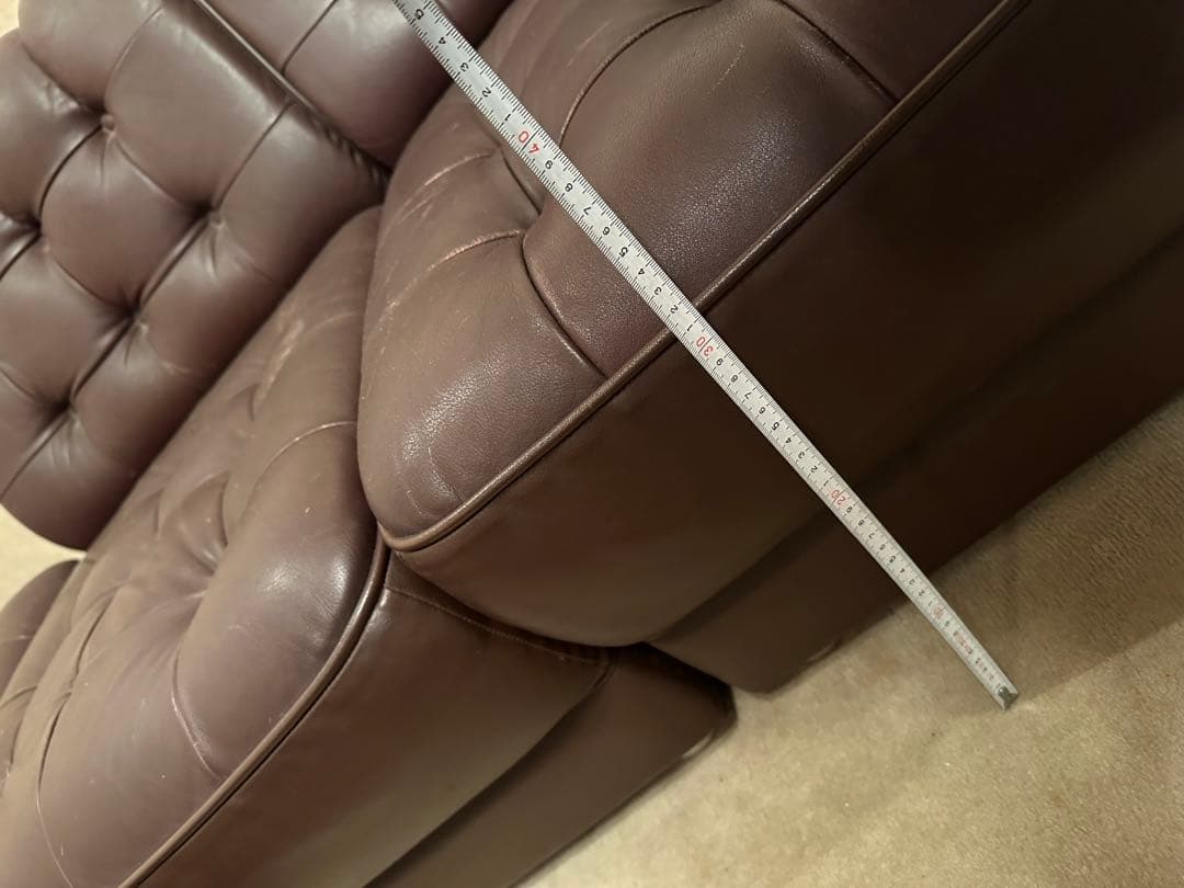 【お値下げ】カリモク　ダークブラウン コーナーソファセット