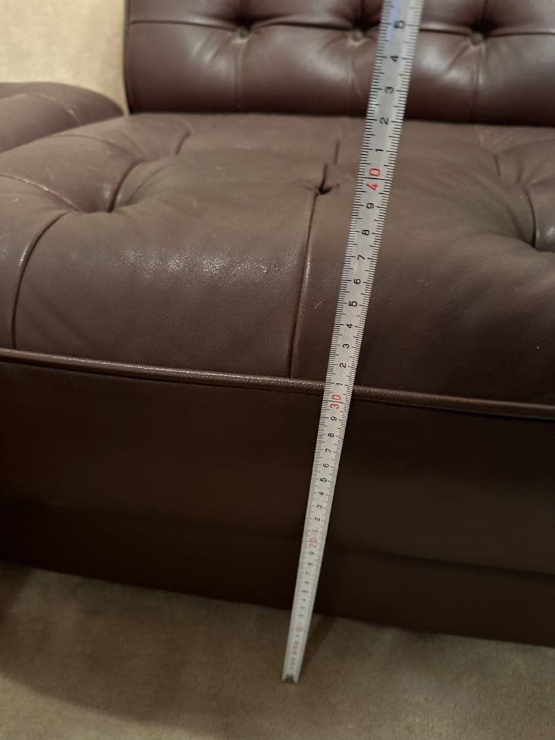 【お値下げ】カリモク　ダークブラウン コーナーソファセット