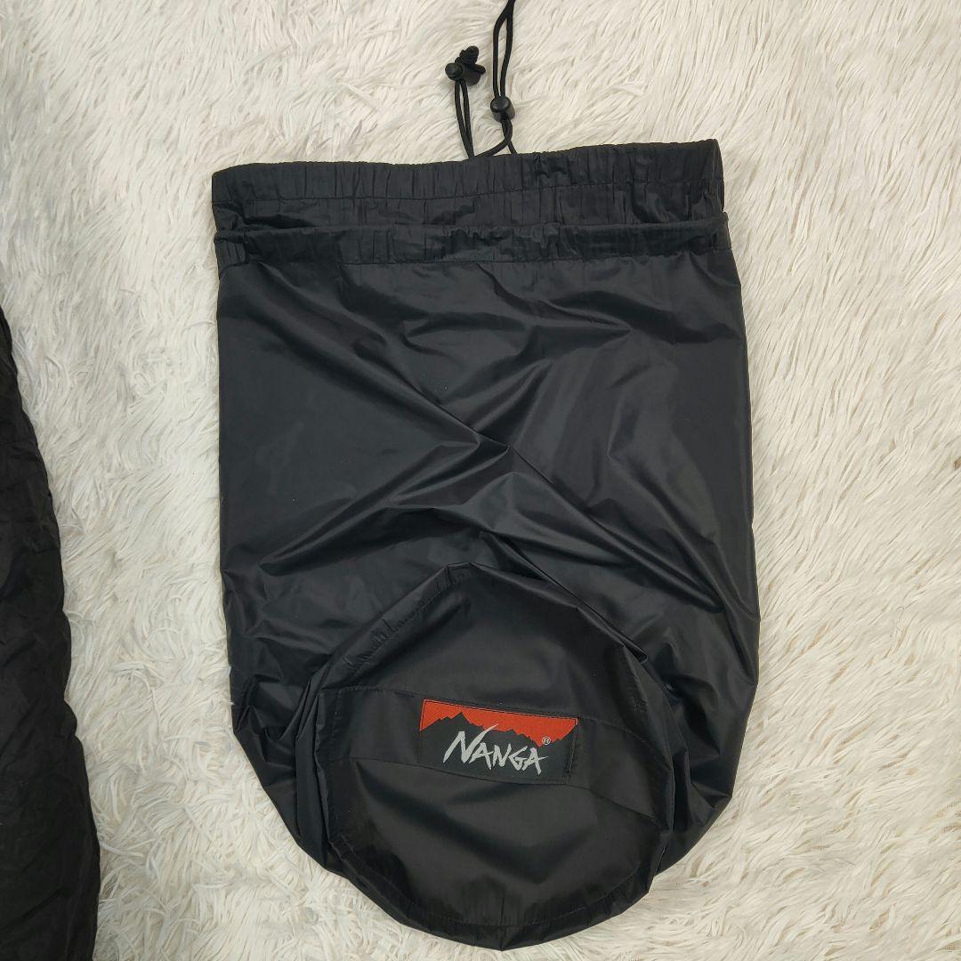 【美品】NANGA ナンガ オーロラライト 600DX オールブラックレギュラー