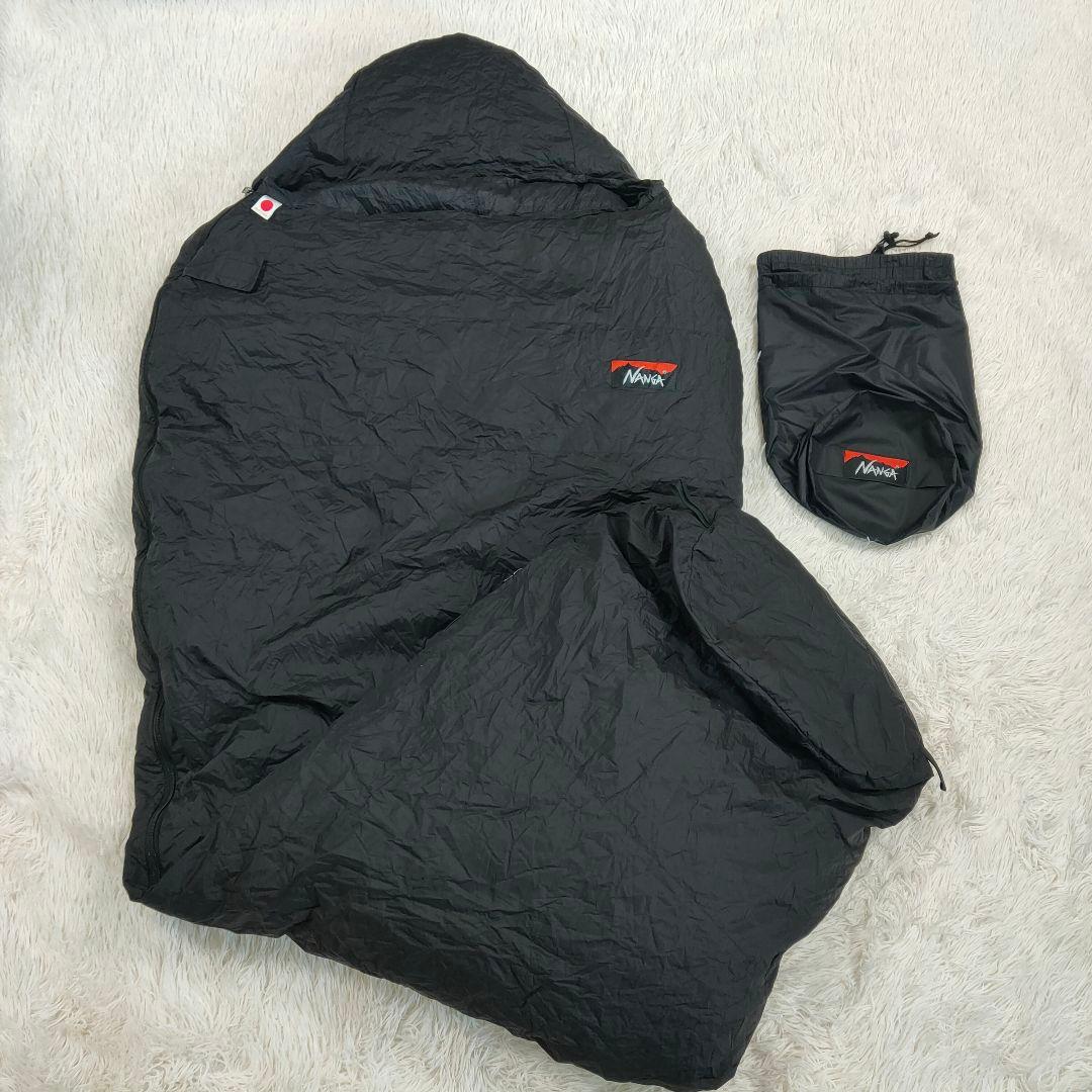 【美品】NANGA ナンガ オーロラライト 600DX オールブラックレギュラー