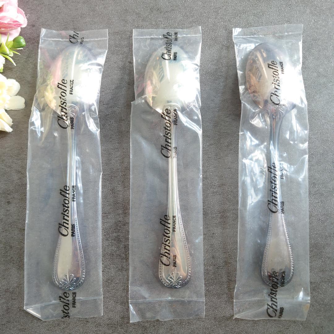 希少 クリストフル マルメゾン 未開封 ティースプーン 3点 - メルカリ