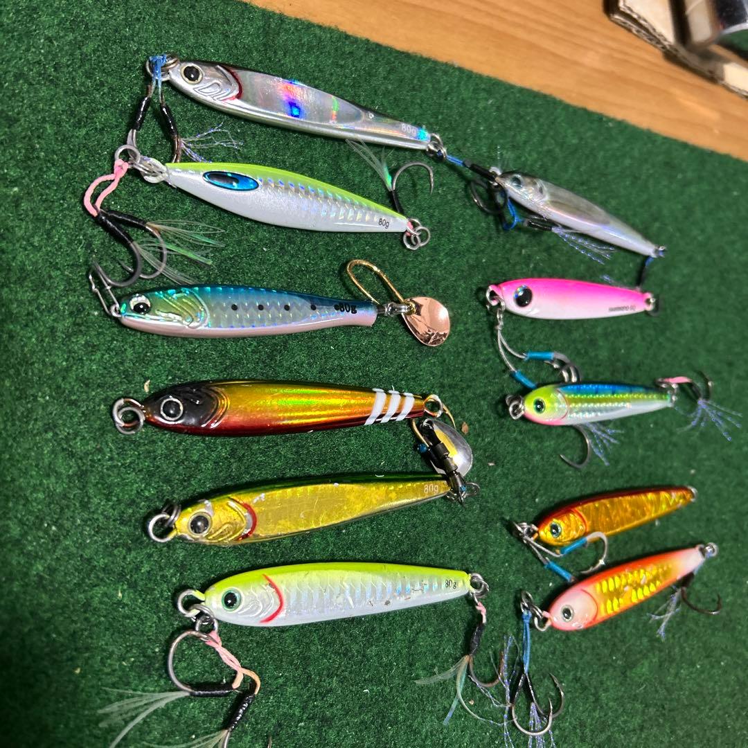 tgベイト、tgランナー他タングステンジグ 全て80g 11個セット