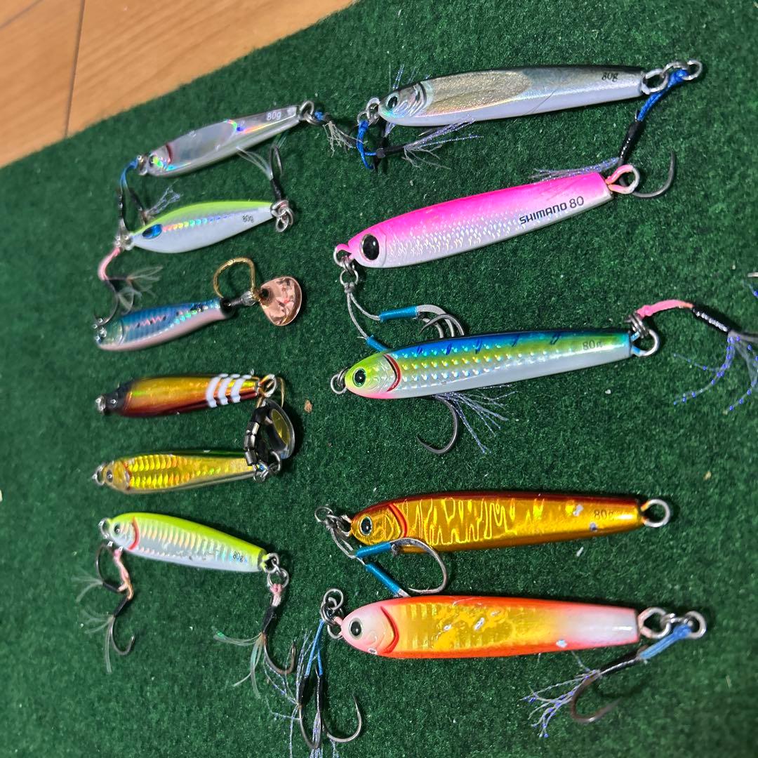 tgベイト、tgランナー他タングステンジグ 全て80g 11個セット