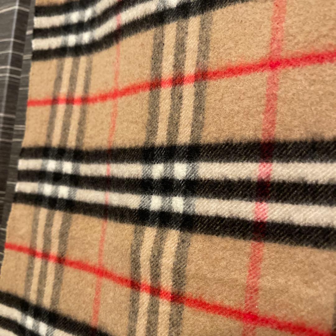 バーバリーズ　120th記念　ノバチェック　カシミヤ混マフラー