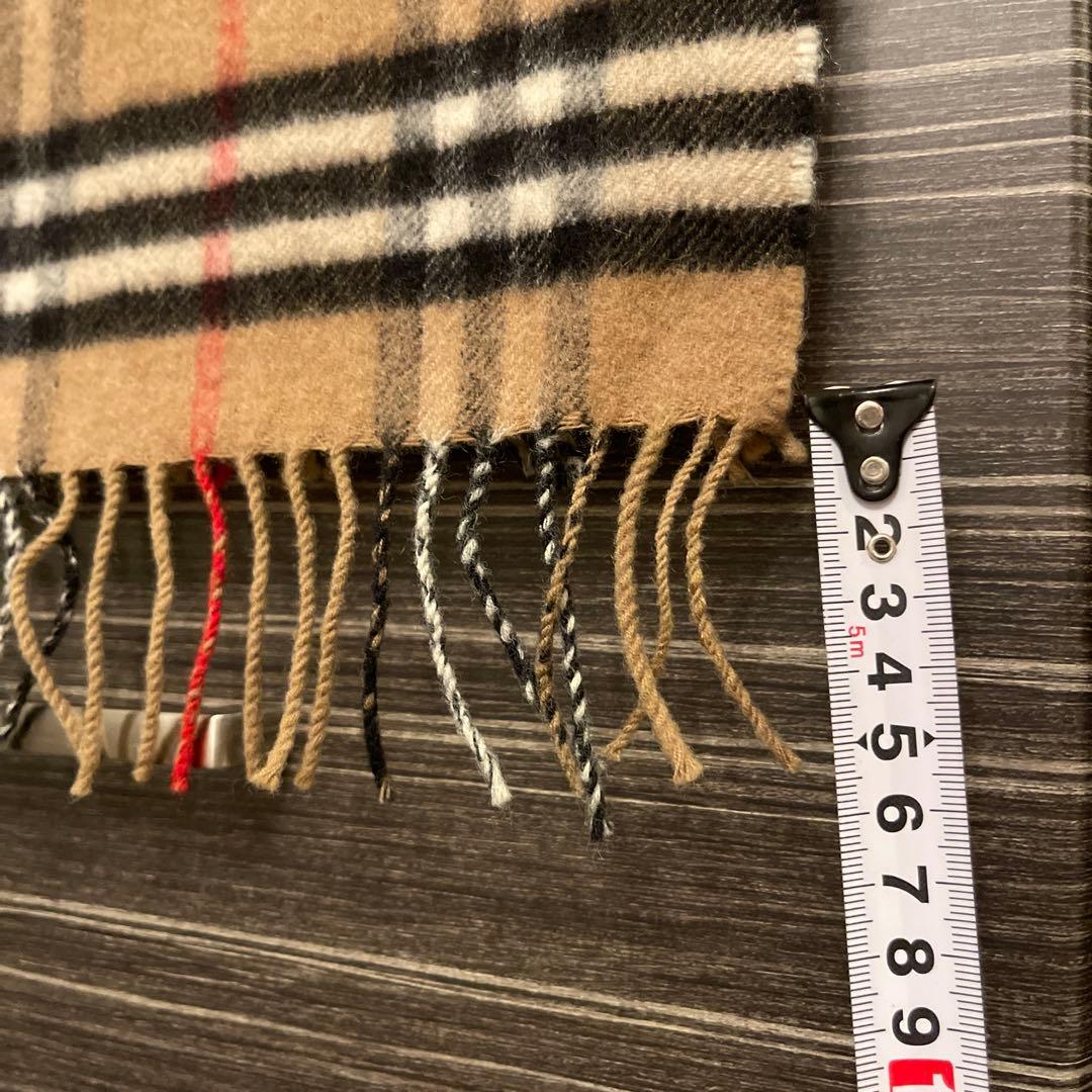 バーバリーズ　120th記念　ノバチェック　カシミヤ混マフラー