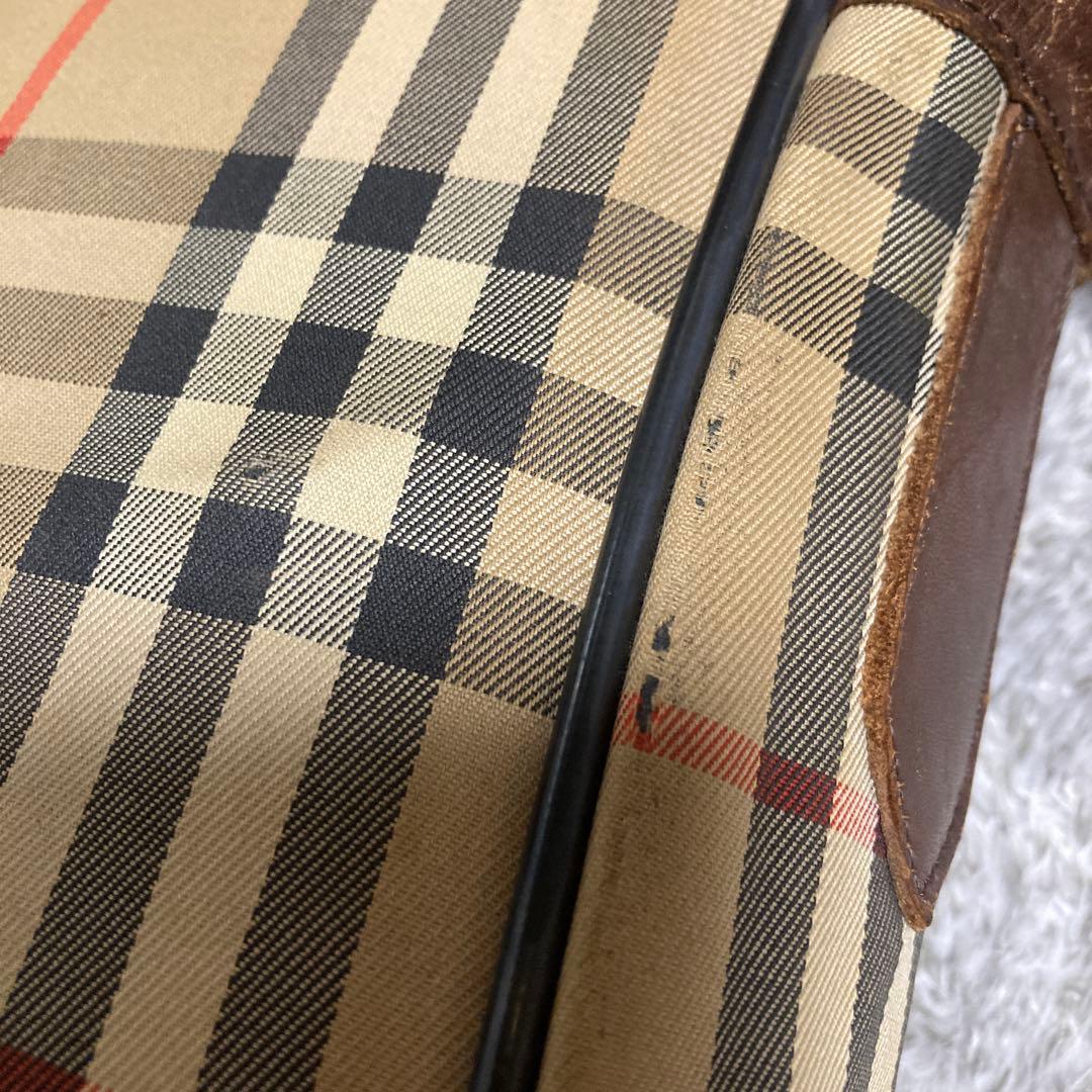 BURBERRYショルダーバッグ☆オールドバーバリー.ノバチェックシャドー