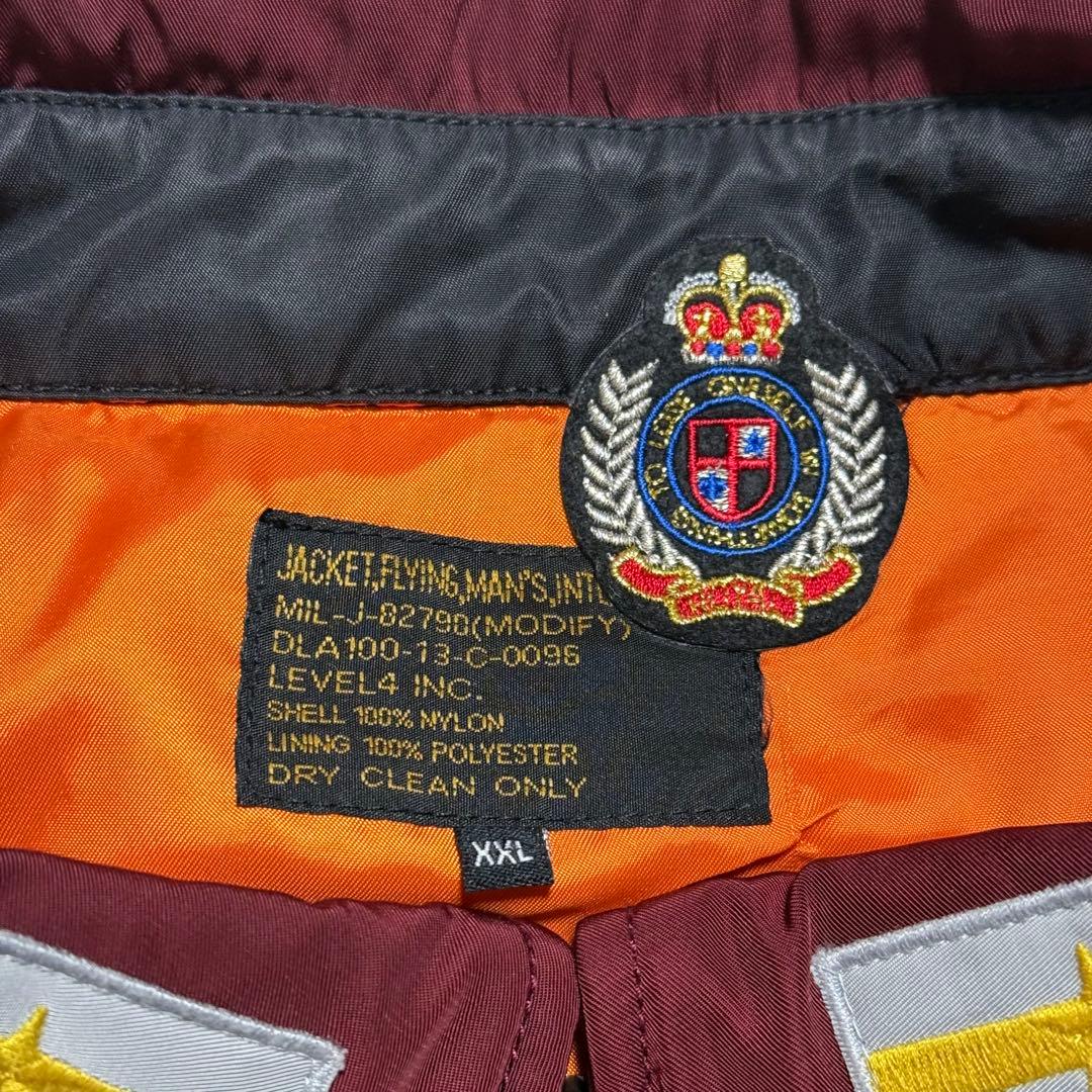 機動戦士ガンダムUC ロンド・ベル デザイン MA-1 ジャケット XXL