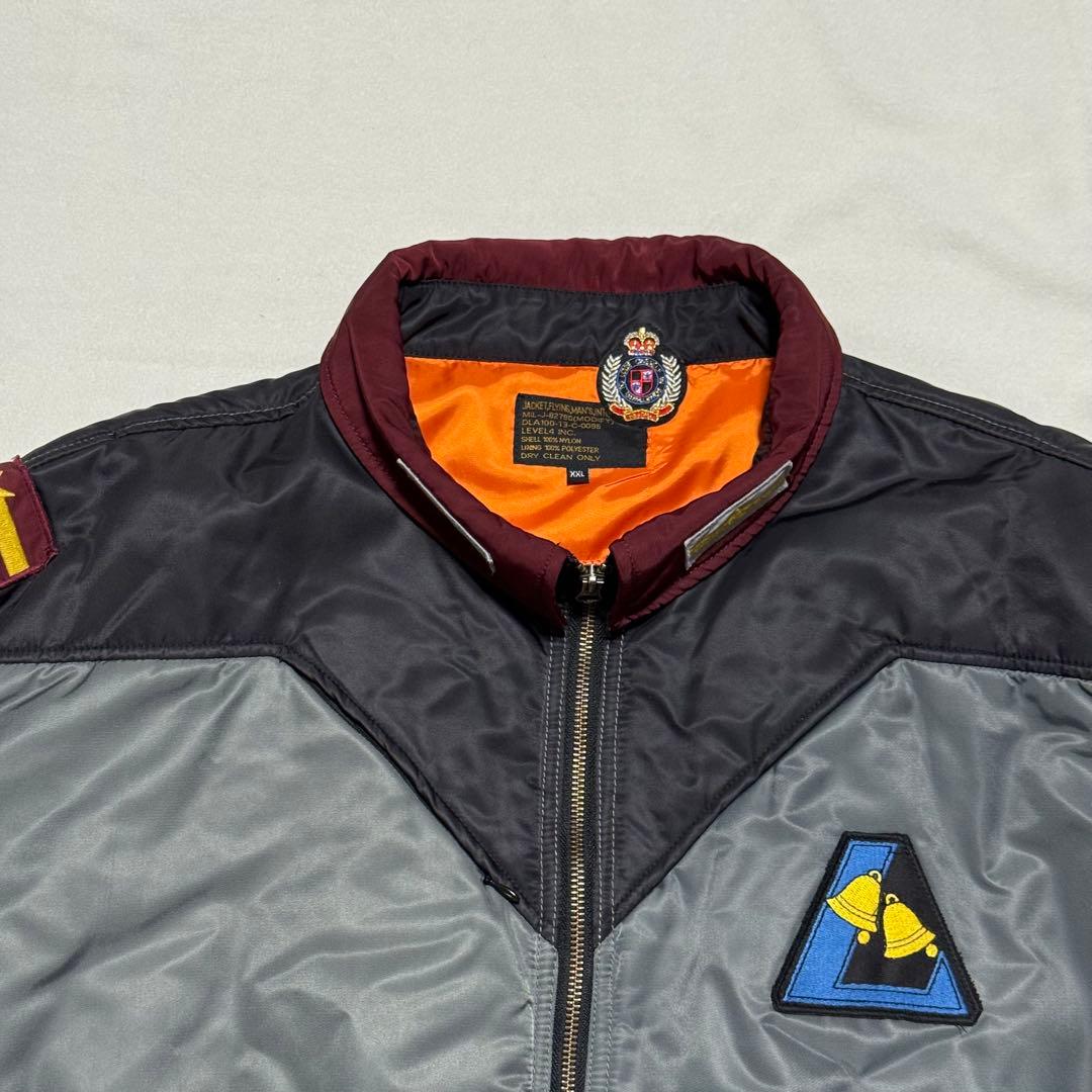 機動戦士ガンダムUC ロンド・ベル デザイン MA-1 ジャケット XXL