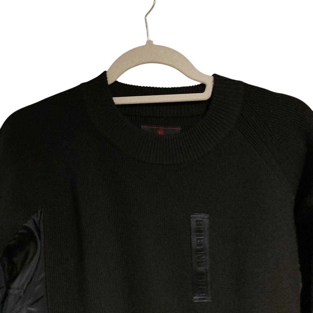 メンズウェア BRIEFING GOLF DOCKING CREWNECK KNIT M