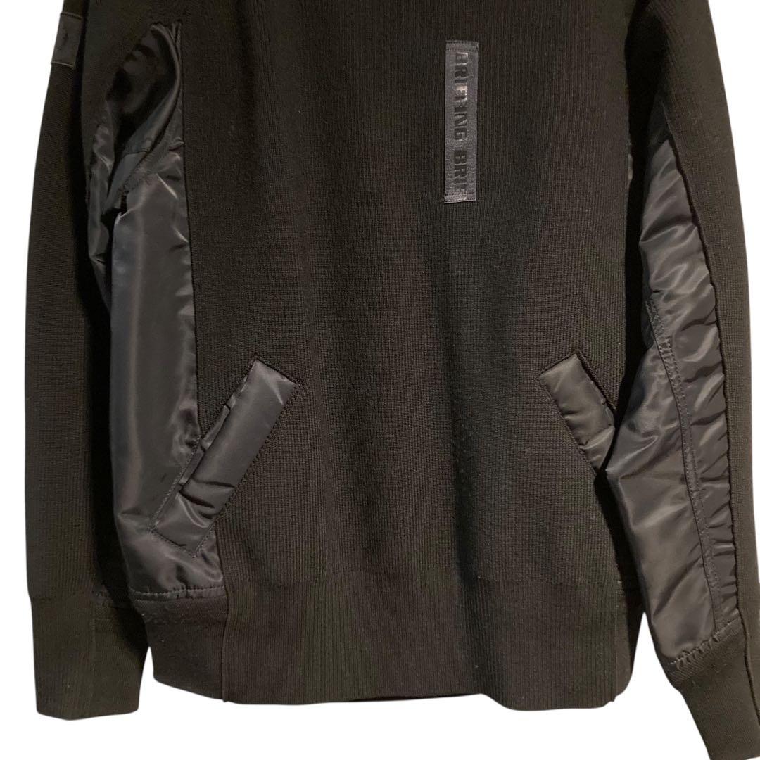 メンズウェア BRIEFING GOLF DOCKING CREWNECK KNIT M