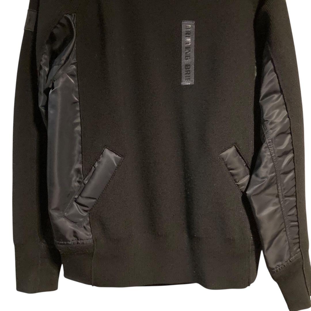 メンズウェア BRIEFING GOLF DOCKING CREWNECK KNIT M