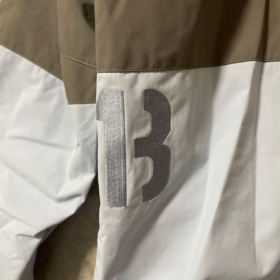 Burtonバートンスキーウェアスノーボードジャケットパーカーフード付グレー水色