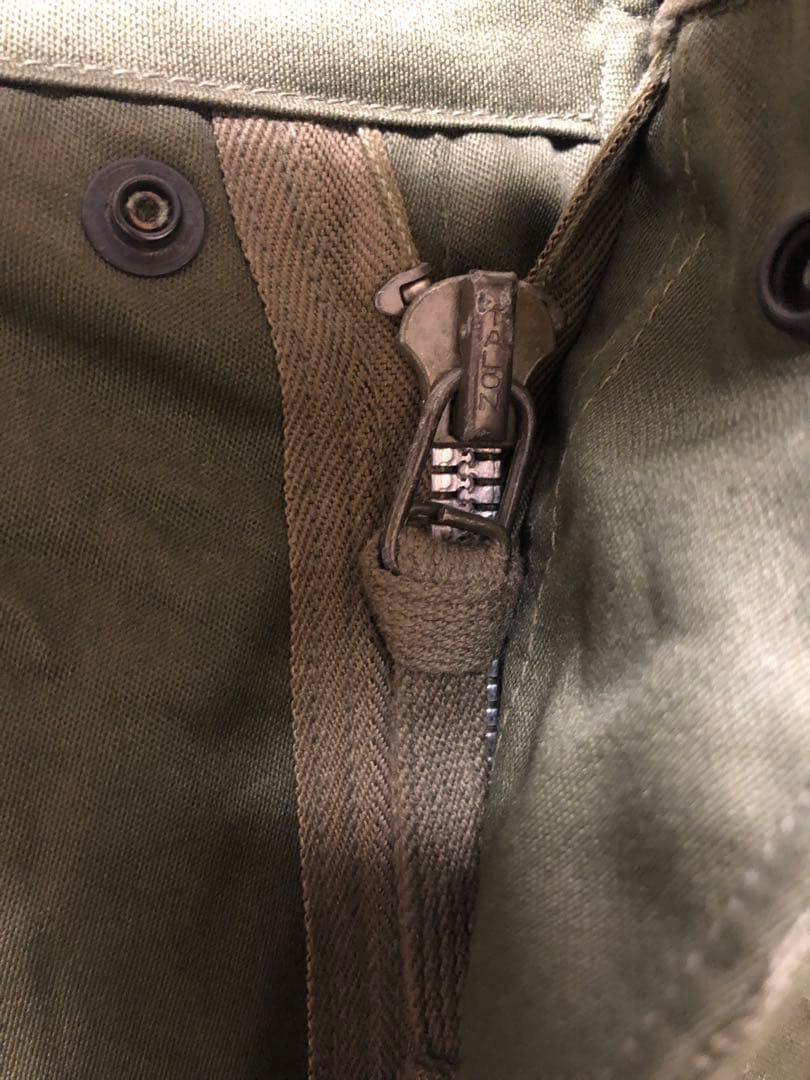 米軍実物 50s(51年)最初期 M-51パーカーアルミジッパー デッドストック