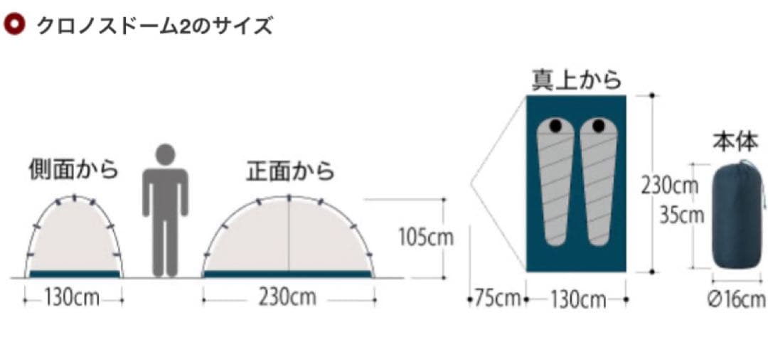 mont-bell chronos dome2 クロノスドーム2