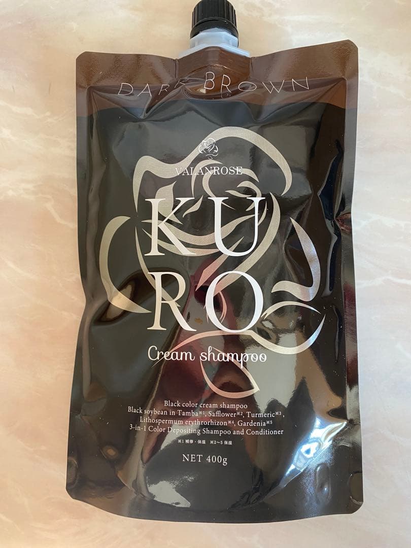 KURO Cream Shampoo ダークブラウン 400g❣️ - メルカリ