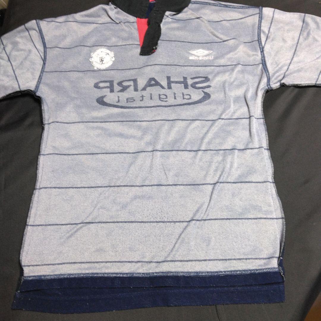 マンチェスター・ユナイテッド UMBRO 半袖シャツ ネイビー 訳あり