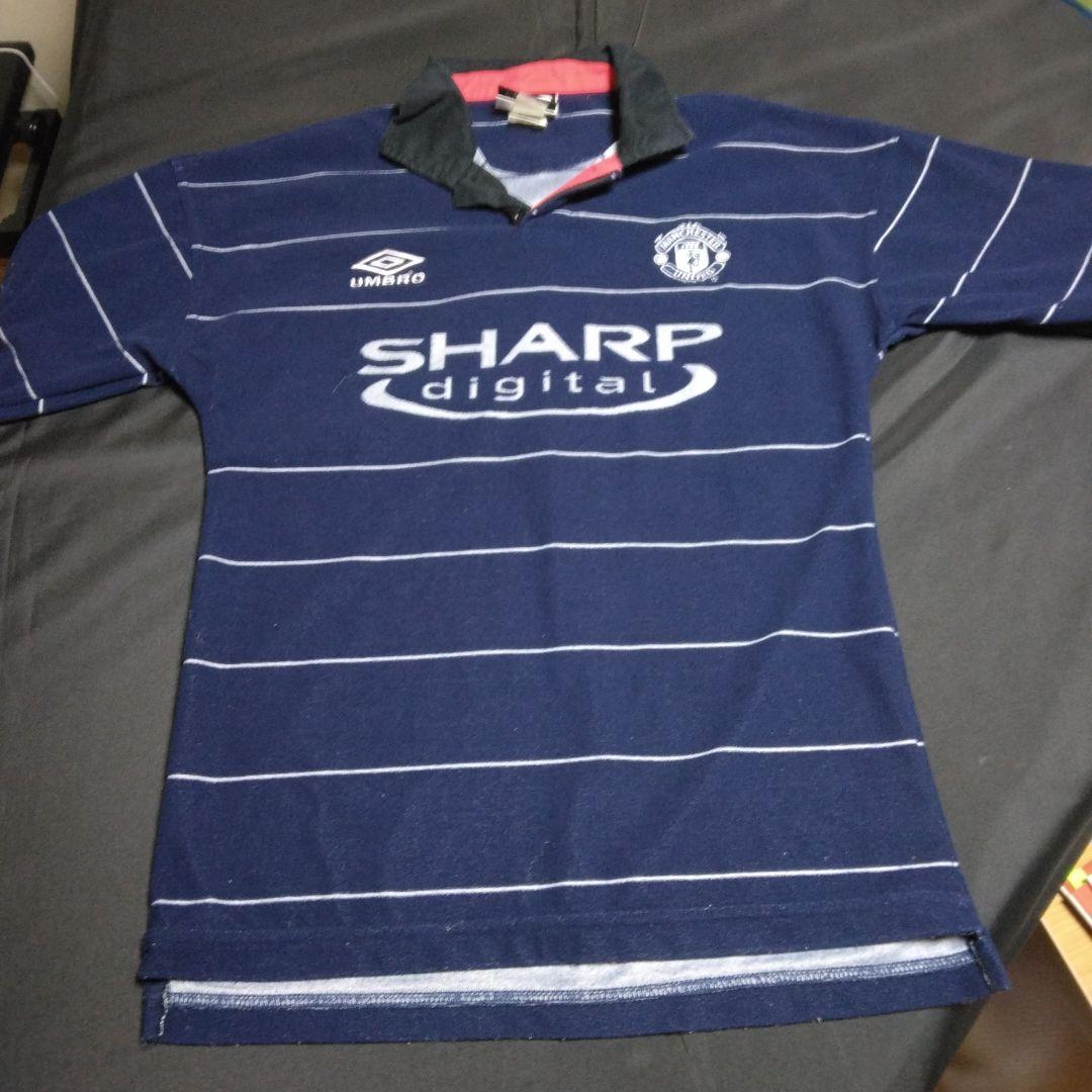 マンチェスター・ユナイテッド UMBRO 半袖シャツ ネイビー 訳あり